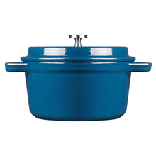 Load image into Gallery viewer, 12cm Blue Cast Iron Casserole
