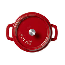 Load image into Gallery viewer, 12cm Red Cast Iron Casserole