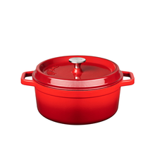 Load image into Gallery viewer, 20cm Red Cast Iron Casserole