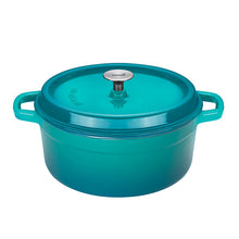 Load image into Gallery viewer, 20cm Petrol Cast Iron Casserole