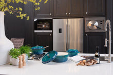 Load image into Gallery viewer, 24cm Petrol Cast Iron Casserole