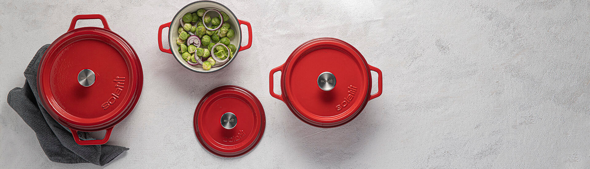 Cast Iron Casseroles – Sola Cookware